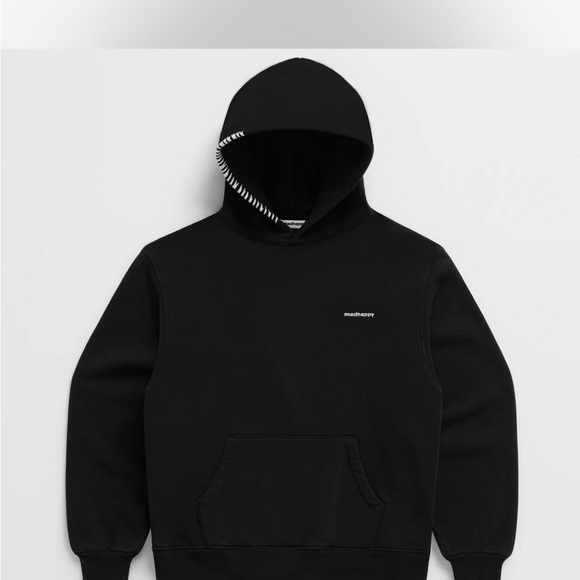Madhappy Tops - Madhappy fleece hoodie black